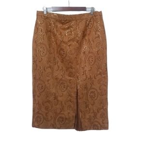 GRACE Ephesians 2:5 18 Tan Paisley Skirt